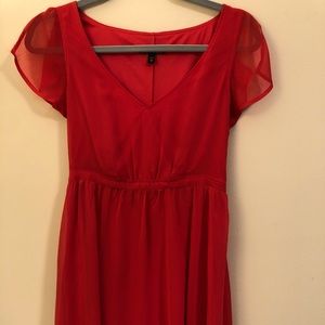 Coral Express Flowy Dress